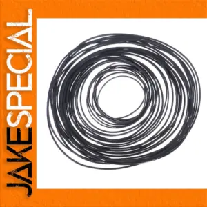 Black Rubber Belts for Audio Devices (60-80 pcs)