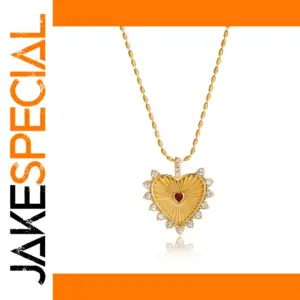 Stainless Steel Heart Pendant Necklace