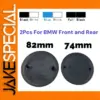 BMW Emblem Set for Front & Rear (74mm & 82mm)