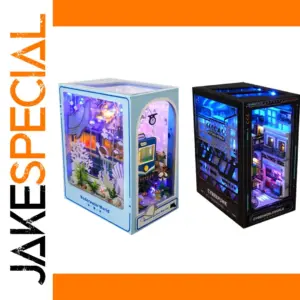 Cyberpunk DIY Wooden Book Nook Scene Kit