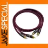 Premium Braided RCA Audio Cable for Home & Studio