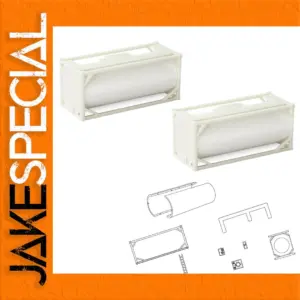 HO Scale Disassembled Tank Container Set