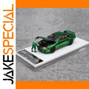 Green Nissan GTR R32 Diecast Model 1/64 Scale