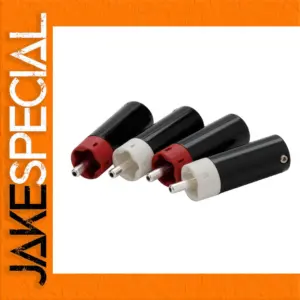 Premium RCA Plugs Set for Audio and Video