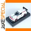 1:64 White Alloy Racing Car Collectible