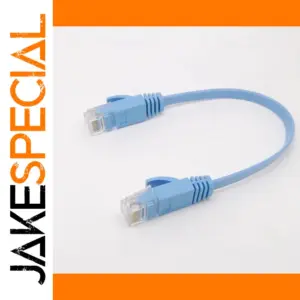 Light Blue 20cm CAT6 Ethernet Cable for Indoor Use