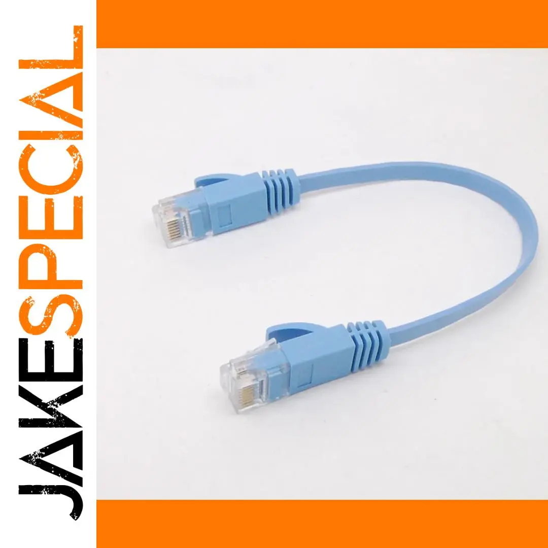 Light Blue 20cm CAT6 Ethernet Cable for Indoor Use 1 Light Blue 20cm CAT6 Ethernet Cable for Indoor Use