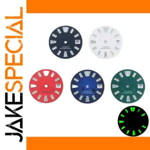 29mm Green Luminous Dial for NH35, NH36, 7S26