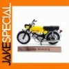 Vibrant Yellow Jawa Mustang Motorcycle Model