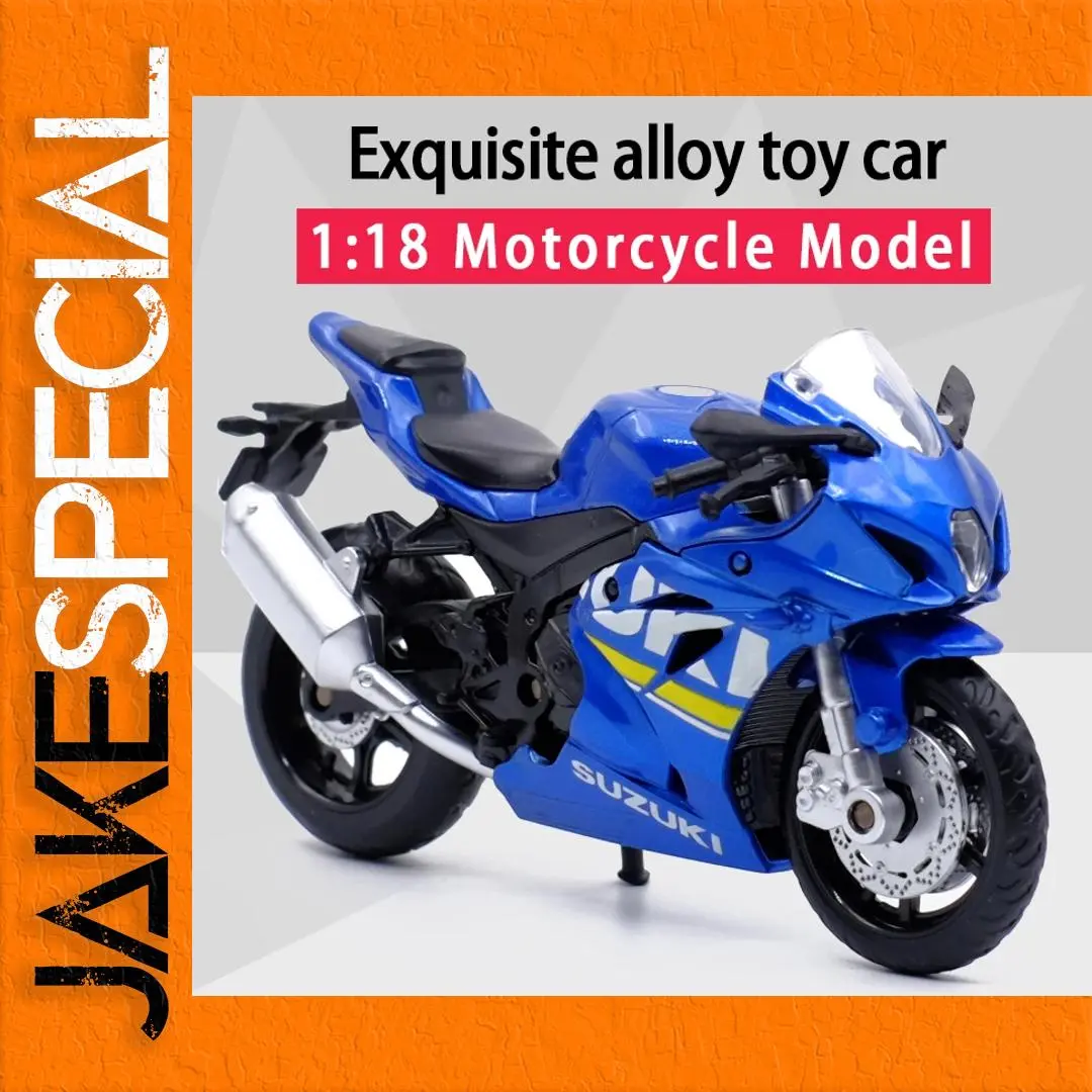 Vibrant Blue Suzuki GSX-R1000 Model 1:18 Scale 1 Vibrant Blue Suzuki GSX-R1000 Model 1:18 Scale