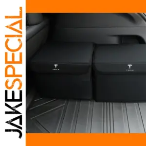 Black Foldable Car Trunk Organizer