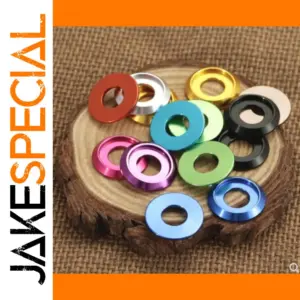 Colorful Aluminum Cup Head Washers Set (M2, M3, M5, M8)