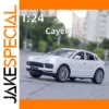White 1:24 Scale Porsche Cayenne S Model Car