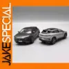 1:43 Scale Plastic Car Model - Black & Silver
