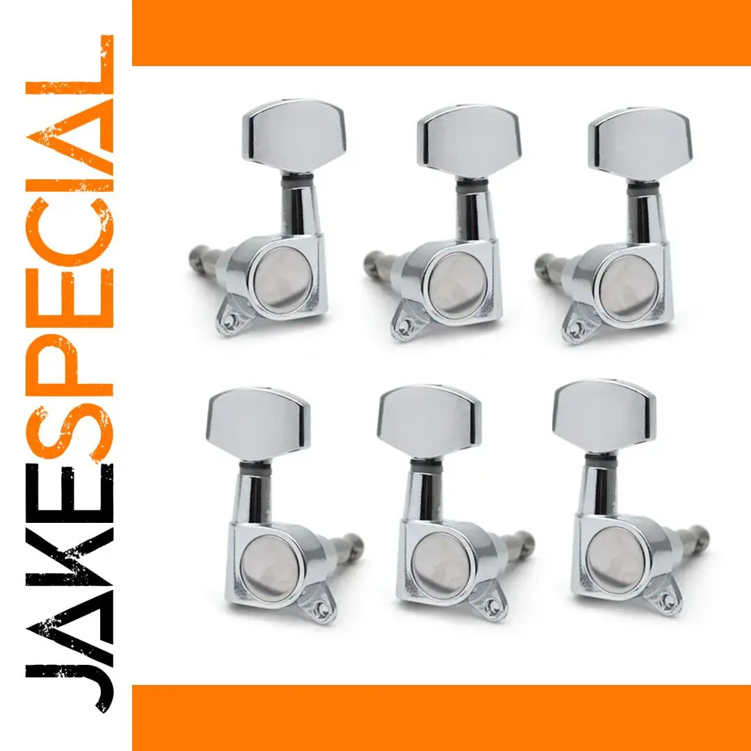 Square Guitar Tuning Peg Set for Electric Guitars 1 Square Guitar Tuning Peg Set for Electric Guitars