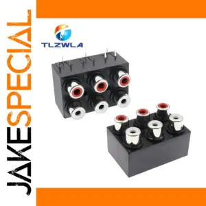 RCA Lotus Socket Set for Secure Signal Transfer