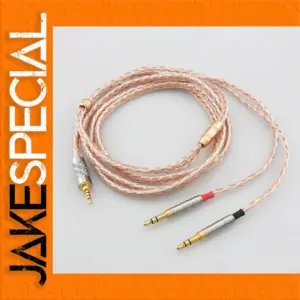 16-Core OCC Silver-Plated Headphone Cable for Hifiman