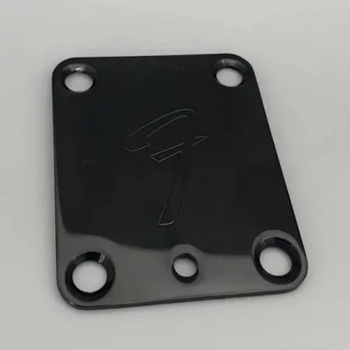 Gold Guitar Neck Plate with Engravings 7 Gold Guitar Neck Plate with Engravings - Image 7