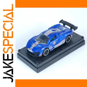 Blue Shark-Inspired Die-Cast Racing Car 1:64 Scale