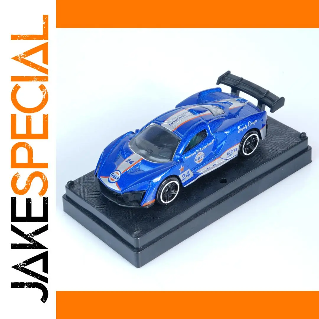 Blue Shark-Inspired Die-Cast Racing Car 1:64 Scale 1 Blue Shark-Inspired Die-Cast Racing Car 1:64 Scale