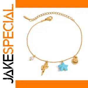 Ocean-Inspired Stainless Steel Bracelet