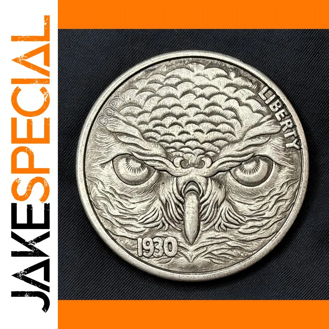 1930 Owl Vintage Copper Collector Coin 1 1930 Owl Vintage Copper Collector Coin