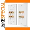 White Speaker Wall Plate for Home Audio