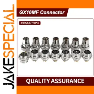 GX16MF Aviation Plug Connectors Set (2-8 Pins)