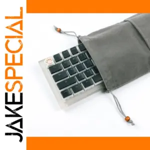 Gray Leather Keyboard Bag for 60-108 Keys