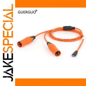 Vibrant USB C to Dual XLR Audio Cable