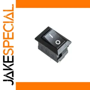 Black ON/OFF Rocker Switch Set, 10-Pack