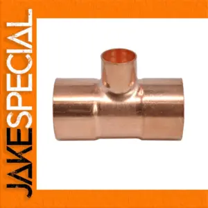 Copper Reducing Tee for Plumbing Systems