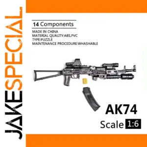 1:6 Scale AK74 Model Rifle for Collectors