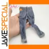 Realistic 1/6 Scale Miniature Jeans for Action Figures