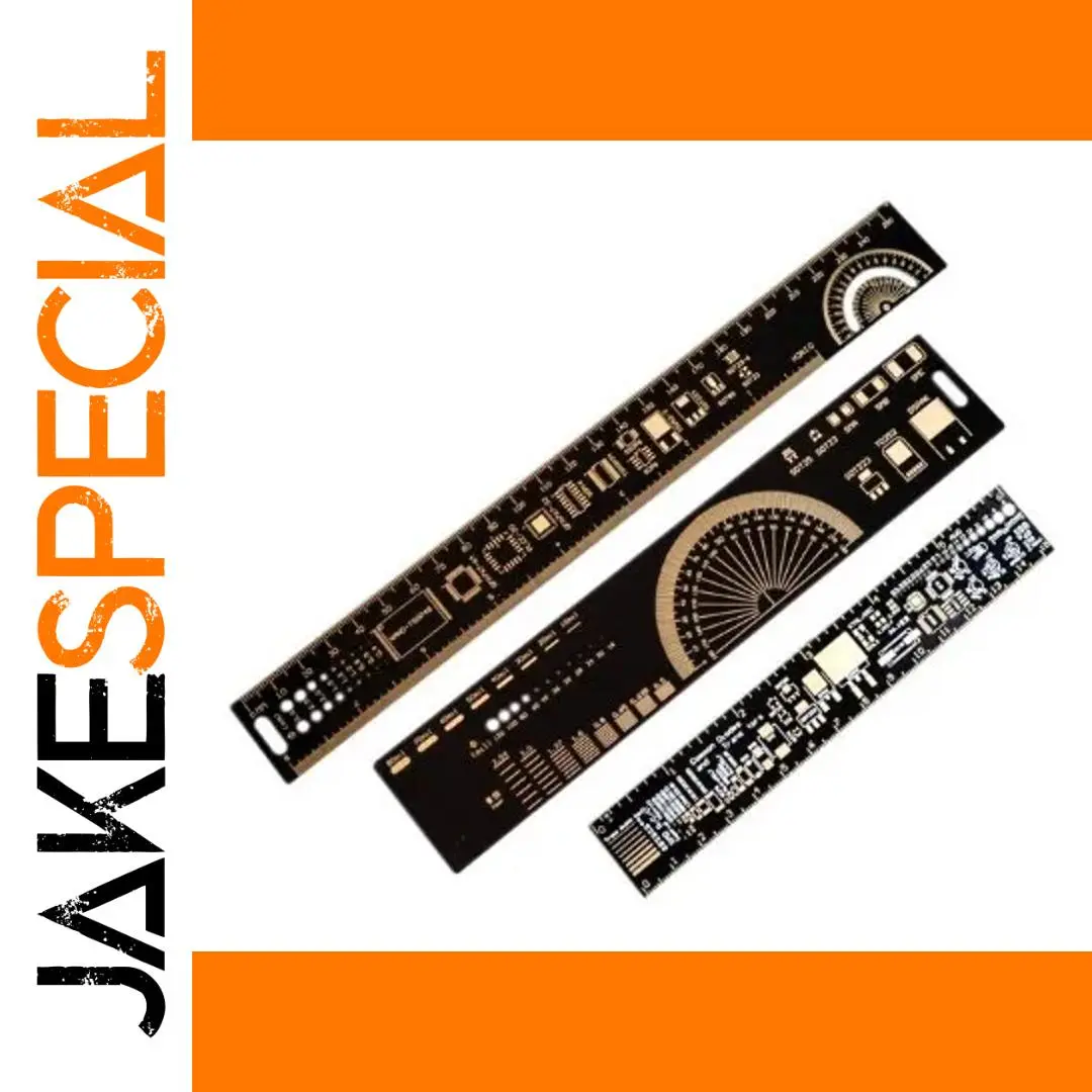 Black PCB Measurement and Design Reference Ruler 1 Black PCB Measurement and Design Reference Ruler