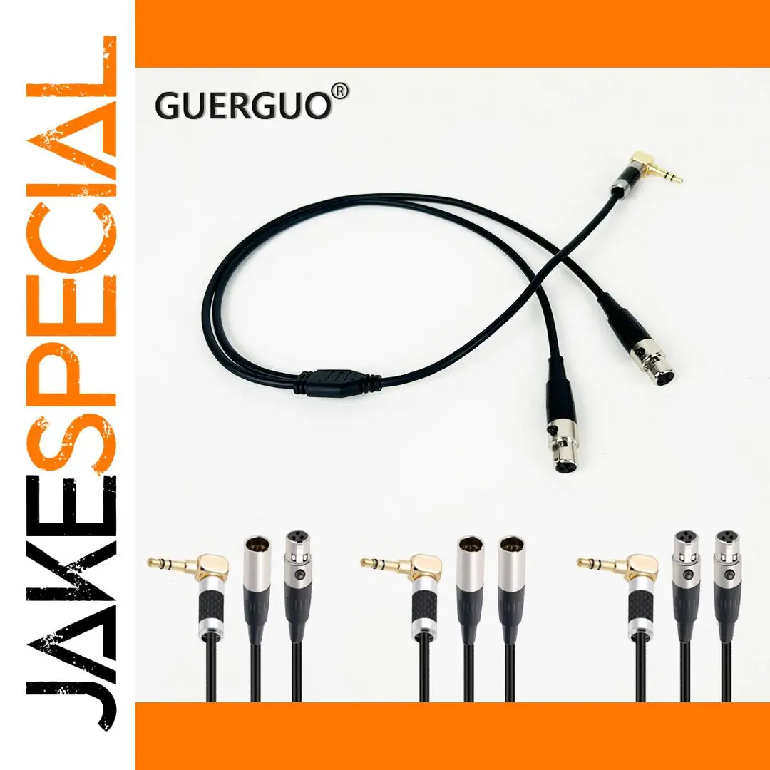 High-Quality 3.5mm to Dual XLR Y-Cable 1 High-Quality 3.5mm to Dual XLR Y-Cable