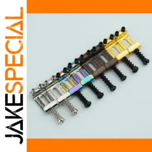 Vintage Electric Guitar Saddles Set in Four Colors