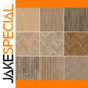 Miniature Wood Floor Sticker Set for Dioramas