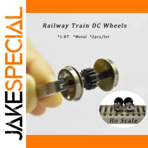 HO 1/87 Scale Model Train Metal Wheels Set