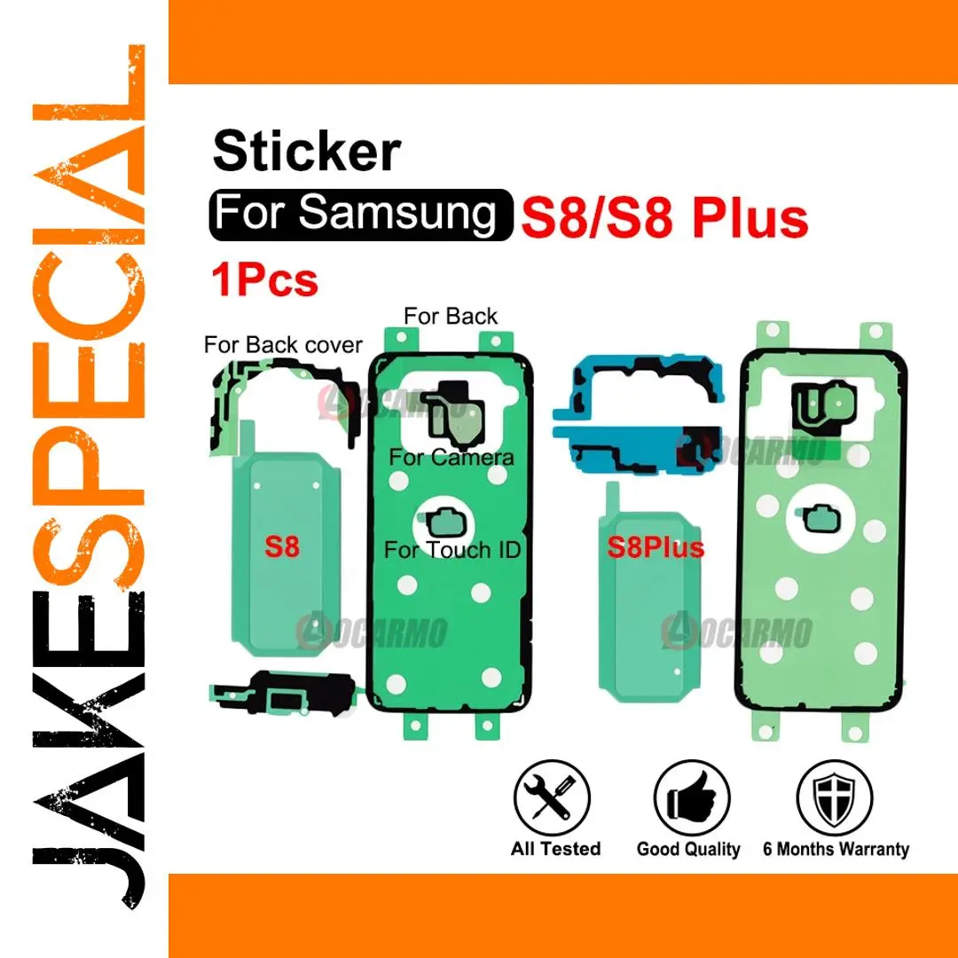 Samsung Galaxy S8 Fullset Color-Coded Adhesive Stickers 1 Samsung Galaxy S8 Fullset Color-Coded Adhesive Stickers