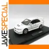 White Mitsubishi Lancer Evolution Diecast Model