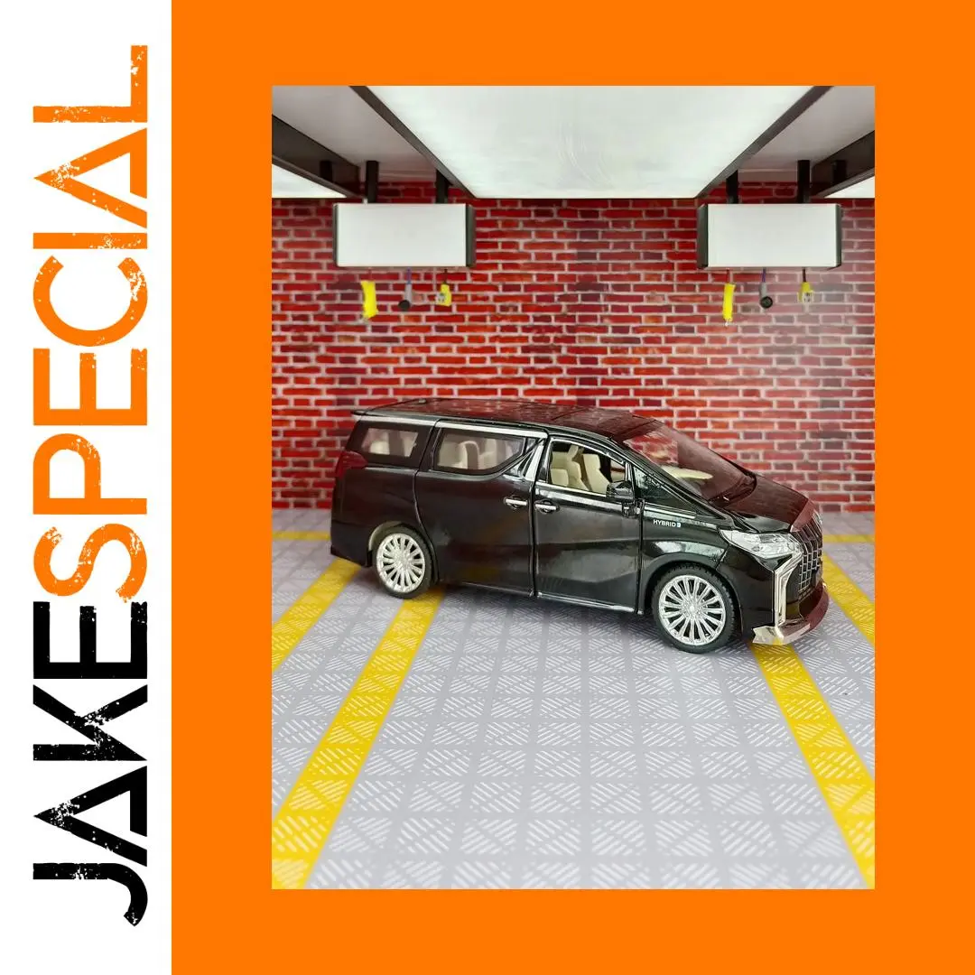 1:24 ALPHARD Diecast Model Car with Lights 1 1:24 ALPHARD Diecast Model Car with Lights