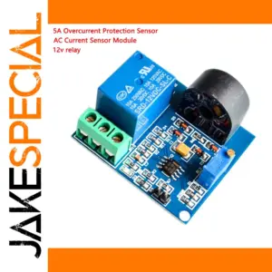 5A AC Current Sensor Module with Relay