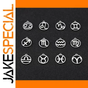 Zodiac Stainless Steel Charm Collection