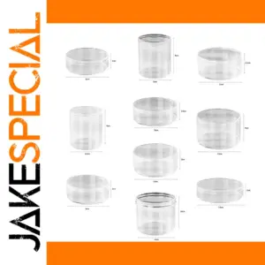 Clear Round Storage Boxes for Organization