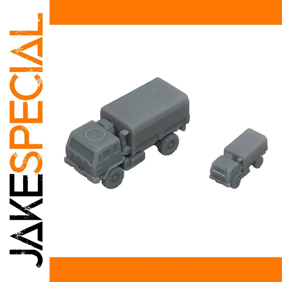 Uncolored Military Truck Model Set (5 pcs) 1 Uncolored Military Truck Model Set (5 pcs)