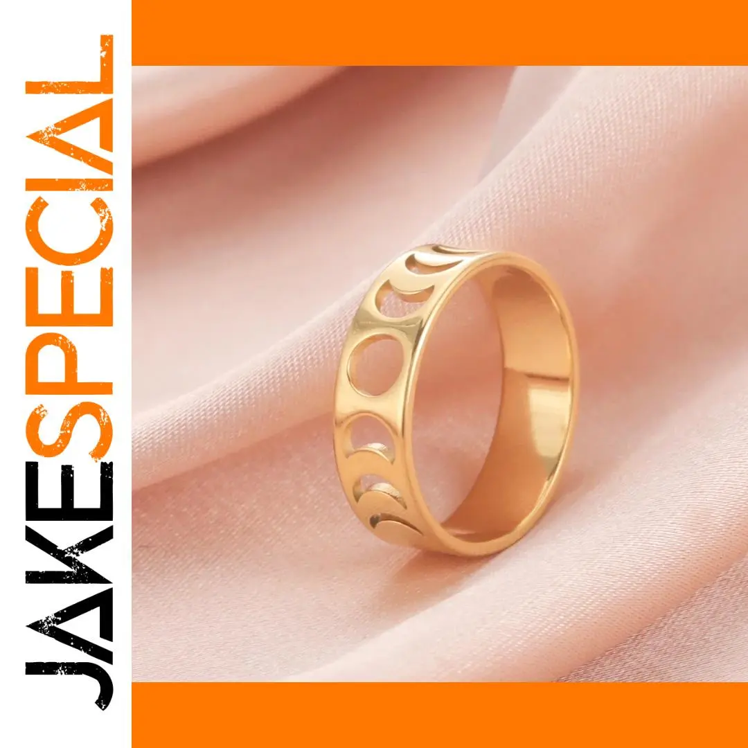 Moon Phase Stainless Steel Ring Model RSS2021062149-S-17 1 Moon Phase Stainless Steel Ring Model RSS2021062149-S-17