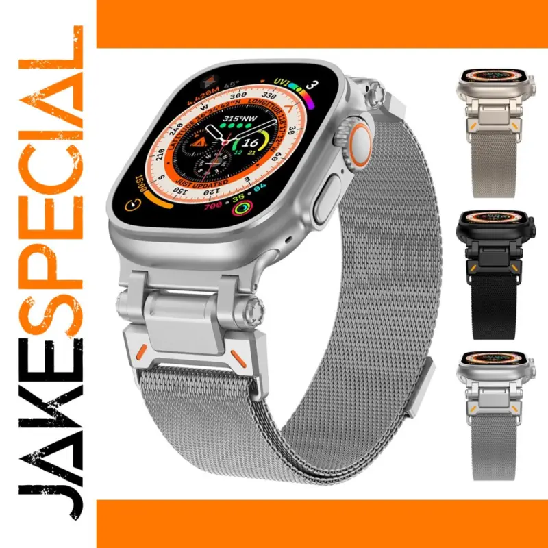 Elevate Your Style with the Milanese Loop Strap for Apple Watch Series 5-10 1 1f96f278c4bb40b084acbb37 product image