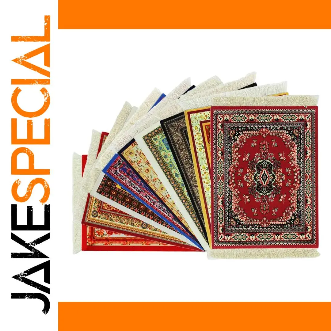 Persian Carpet Style Rubber Mousepad 18x26cm 1 Persian Carpet Style Rubber Mousepad 18x26cm