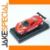 1:64 Flame Red Die-Cast Race Car